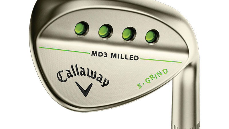 Callaway Mack Daddy 3 Milled wedges available in gold nickel